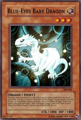 Blue Eyes Baby Dragon