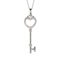 CZ Heart Key
