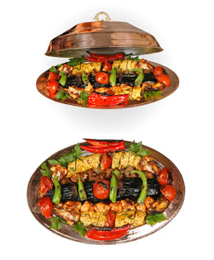 KALAYLI KAYIKTA PATLICANLI KEBAP
