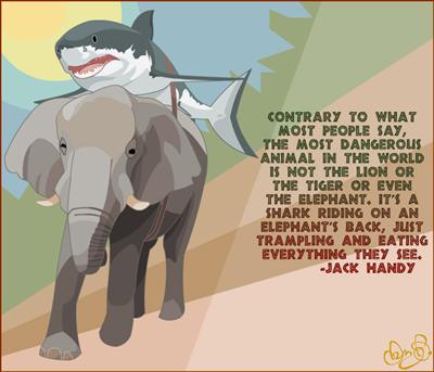 Shark on Elephant