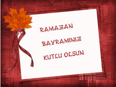 Bayramınız kutlu olsun !