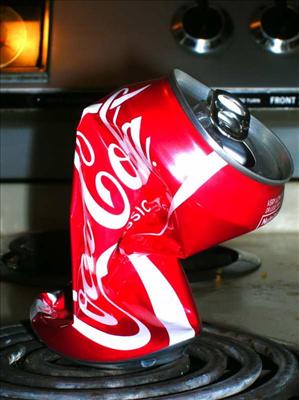 empty coke can