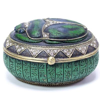 Jeweled Scarab Box