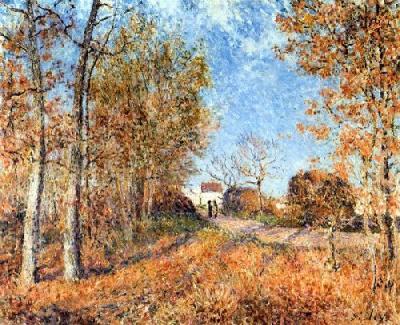 Corner Of The Wood Close To Fontainbleau by Sisley