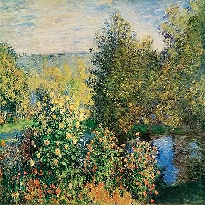 'Corner of the Garden at Montgeron' by Monet