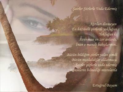 Şairler Şiirlerle Veda Eder
