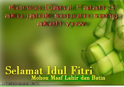 Selamat Lebaran Kawan Darul Falah 3 