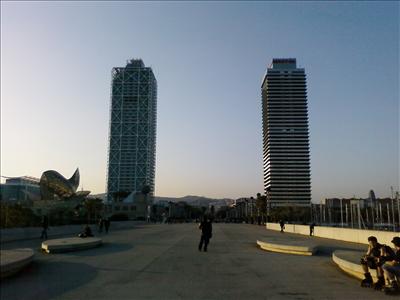 Paseada en la Villa Olimpica