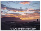 un atardecer