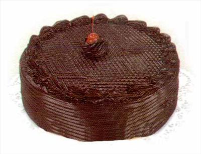 Pastel de chocolate completo