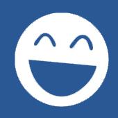 Blue smiley