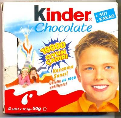 kinder chocalate