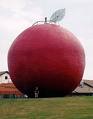 a very big apple