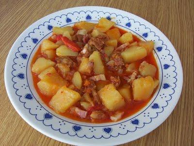 Patatas con \"to\" crudo