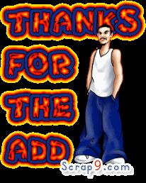 Thanks 4 add