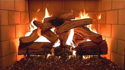 Fire in the Fireplace