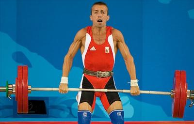 Weight Lifter-Hand Cruncher Handshake