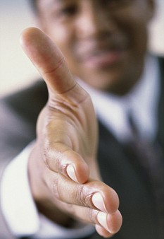 I Need a Job Handshake
