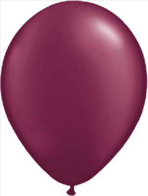Balloon filled with mushed Rasberrys