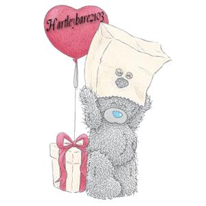 bear with heart balloon