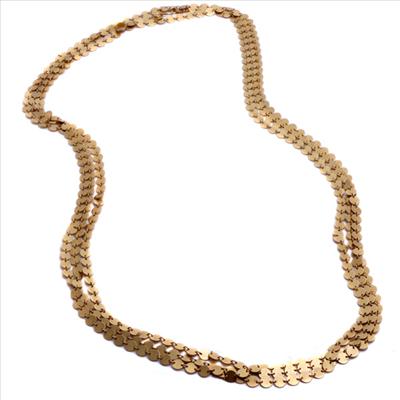 Golden Necklace / 金色のネックレス