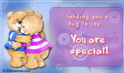 friendly hugs
