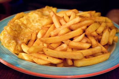 Frites omelettes
