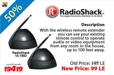 50% Discount on Wireless Control - RadioShack