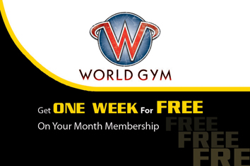 One Week Free - World Gym