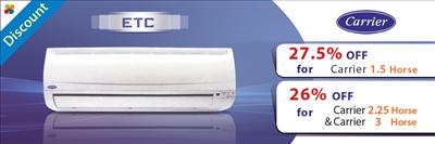 Exclusive discounts on Carrier AC