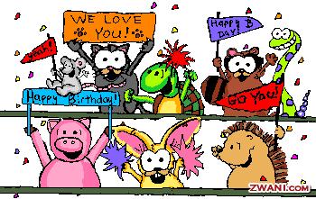 ANIMAL BIRTHDAY CARD