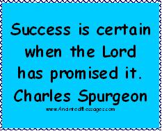 Success is certain