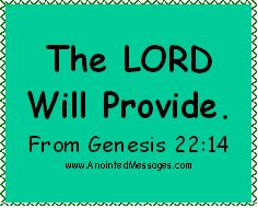 The Lord will provide