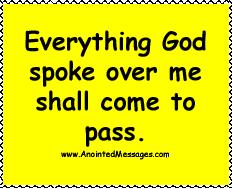 It shall come to pass