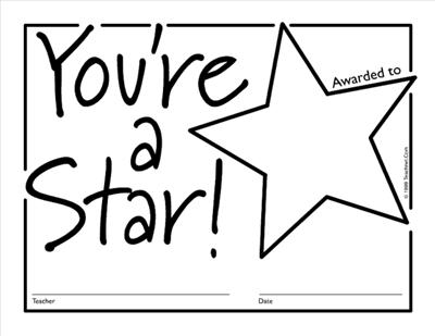 You're a Star Card