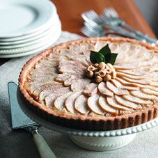 Hazelnut Pear Tart