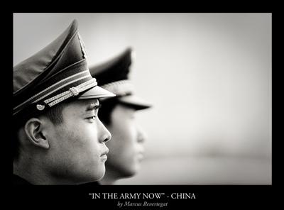 In the army now