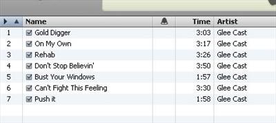Glee Playlist