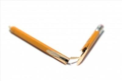 broken pencil
