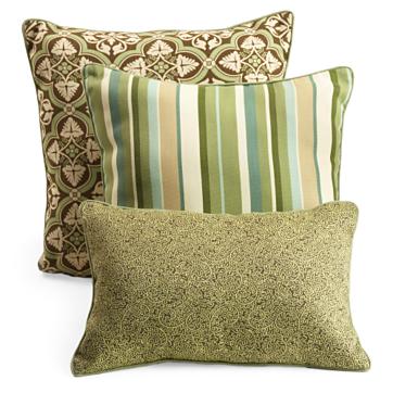 Throw Pillows - Green Tones