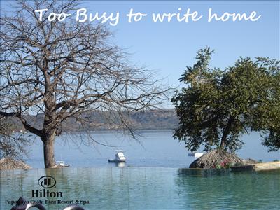 Too Busy to write home