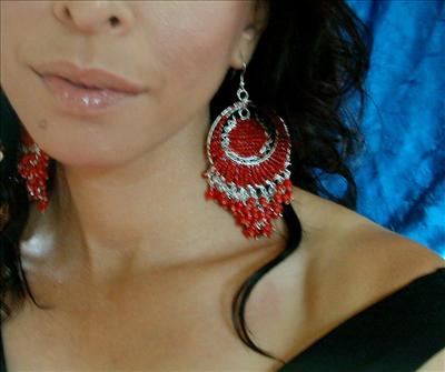 Pomegranite Earrings