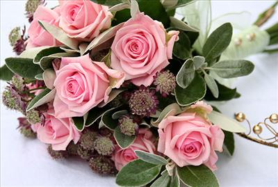 bouquet rose !