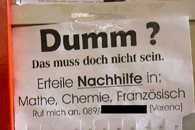 dumm