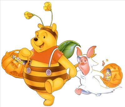Happy Halloween from Pooh and Piglet!