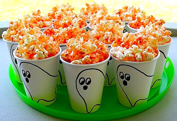 Ghostly Chedder Popcorn
