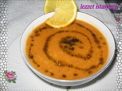 mercimek çorbası..
