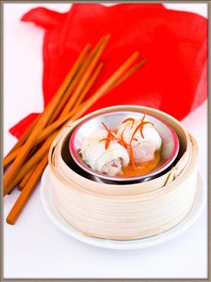 เยื่อไผ่น้ำแดง (Bamboo Mushroom served on Steamed Pork)