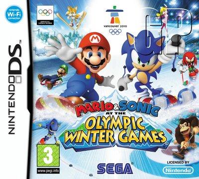mario and sonic at the winter olympic games