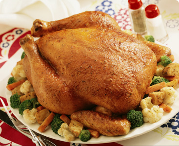 A chicken that DOESN'T flap around